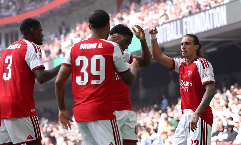 Arsenal gör snabbaste målet i Community Shield